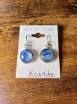 Kyanite Sterling Silver Crystal Earrings