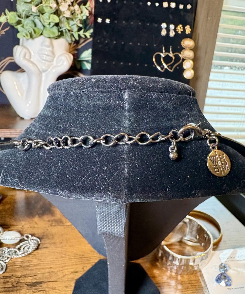 WHBM Hematite Finish Necklace picture