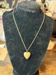 Gold Tone Slide Locket