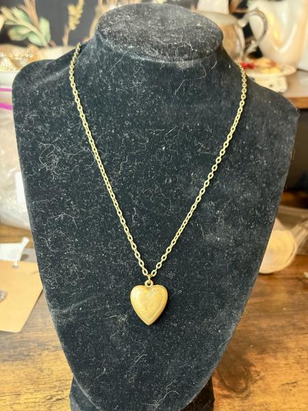 Gold Tone Slide Locket