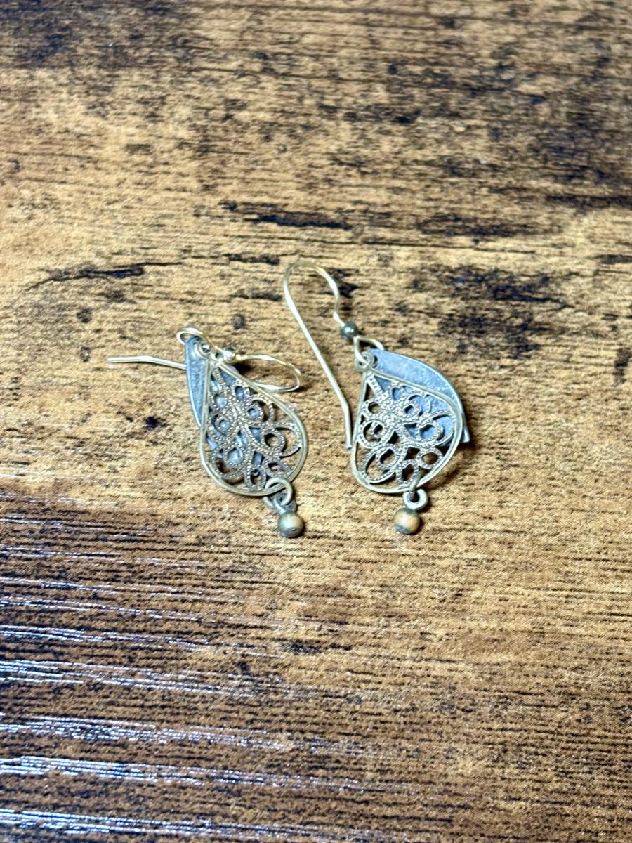 Boho Style Amethyst Dangle Earrings picture
