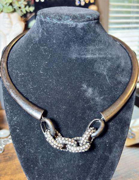 WHBM Hematite Finish Necklace