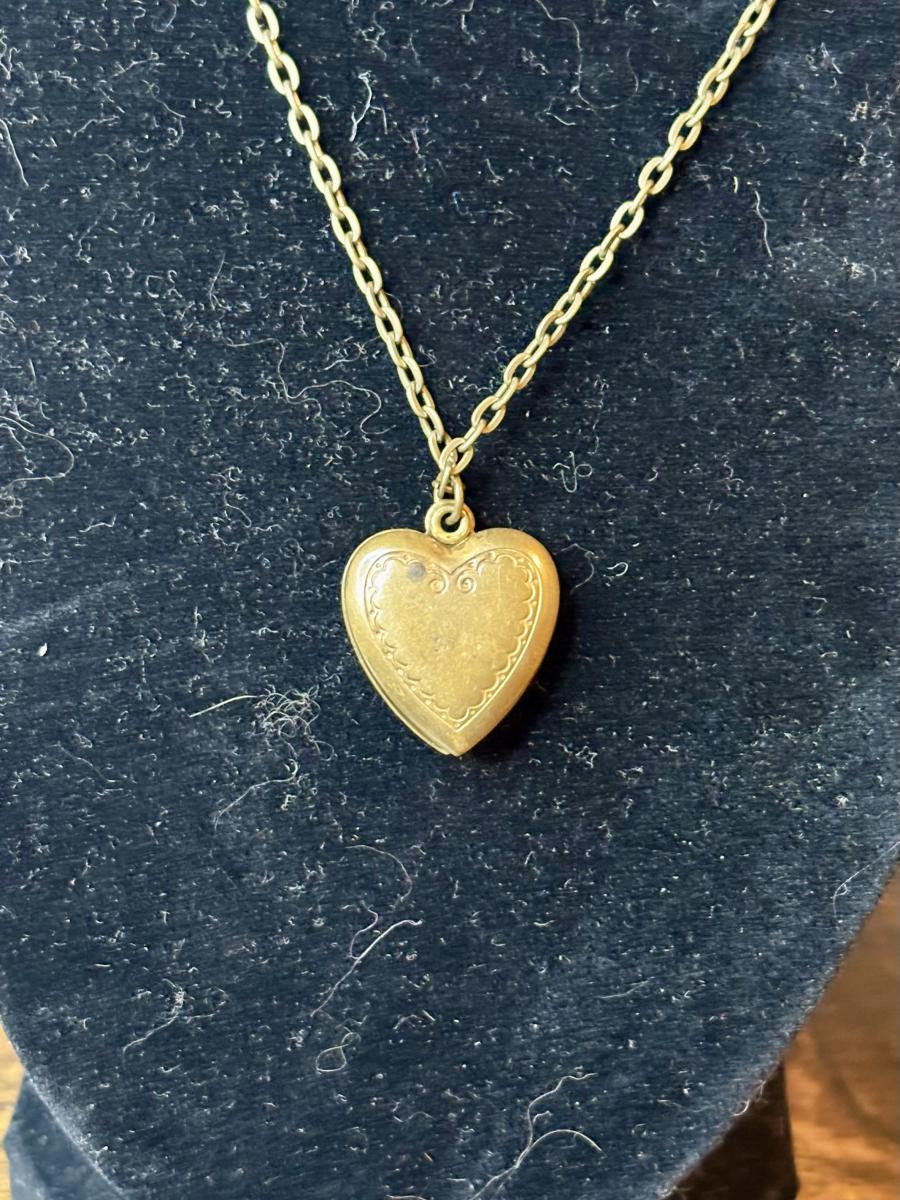 Gold Tone Slide Locket picture