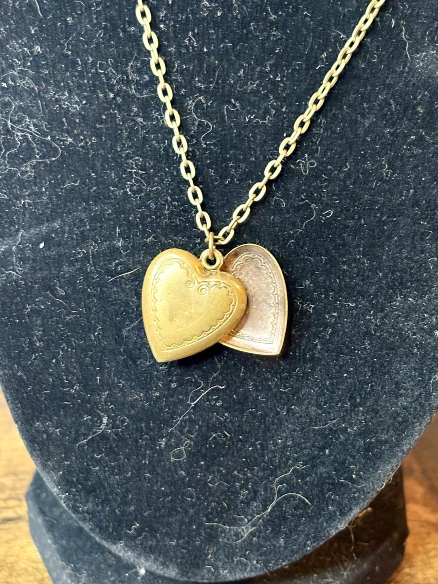 Gold Tone Slide Locket picture