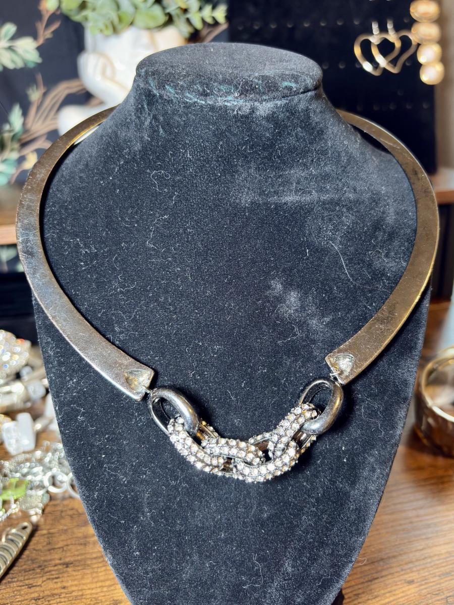 WHBM Hematite Finish Necklace picture