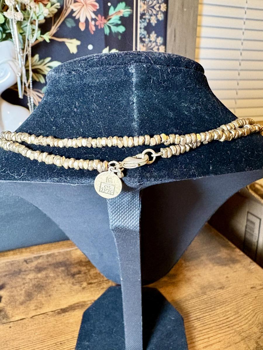 Liz Claiborne 1976 Brass Necklace picture