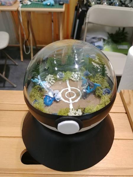 Pokeball Terrarium Stand picture