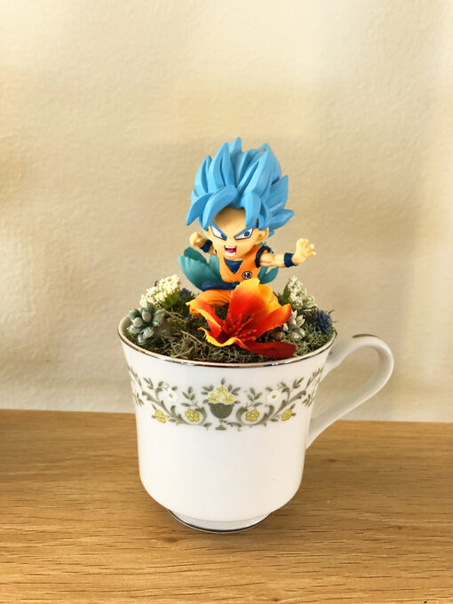 DBZ Goku Tea Cup Terrarium