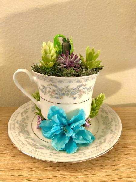 Totoro Tea Cup Terrarium picture