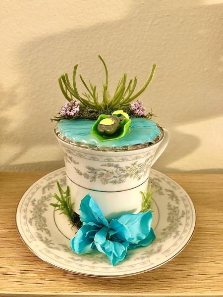 Totoro Tea Cup Terrarium