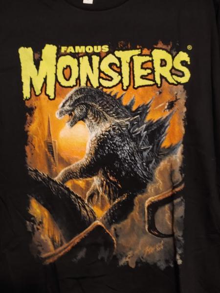 Famous Monsters of Filmland Godzilla T-Shirts picture