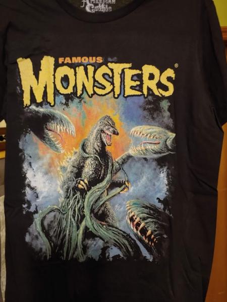 Famous Monsters of Filmland Godzilla T-Shirts picture