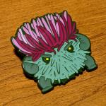 Thistle Pip 1.25in Enamel Pin