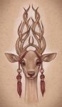 Antlered Knotwork 8x14