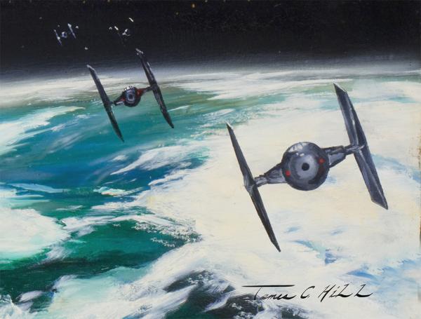 Return of the Jedi - Original Acrylic Painting - For Sale picture