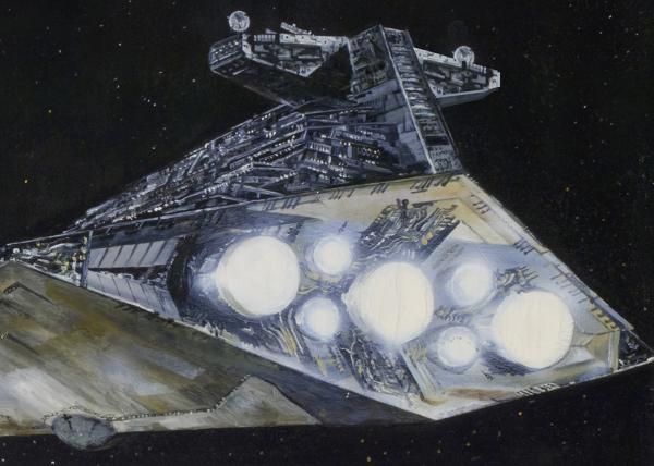 Return of the Jedi - Original Acrylic Painting - For Sale picture