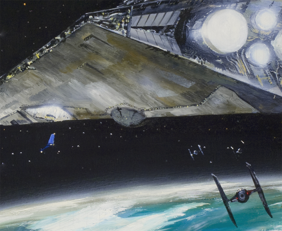 Return of the Jedi - Original Acrylic Painting - For Sale picture