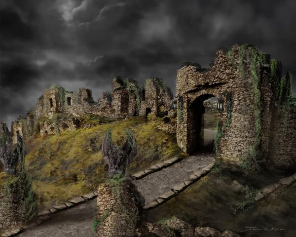 Castle Ruins in Ireland
