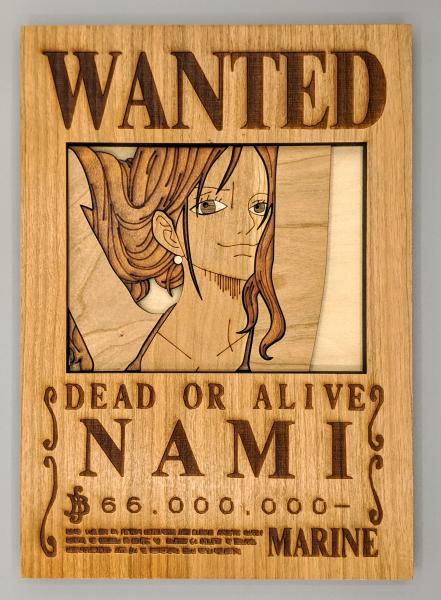 one piece wanted poster nami