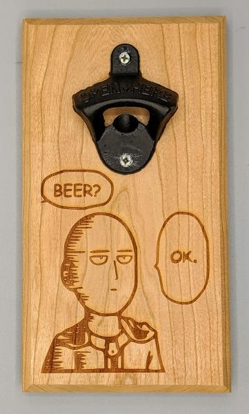 One Punch Man Magnetic Bottle Opener picture