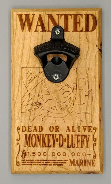 Wanted Poster Magnetic Bottle Opener
