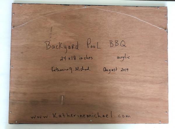 Backyard Pool BBQ picture
