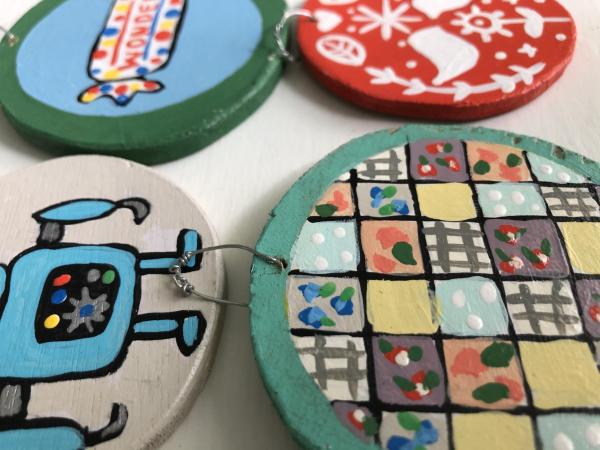 Hand painted ornaments collection #8 picture