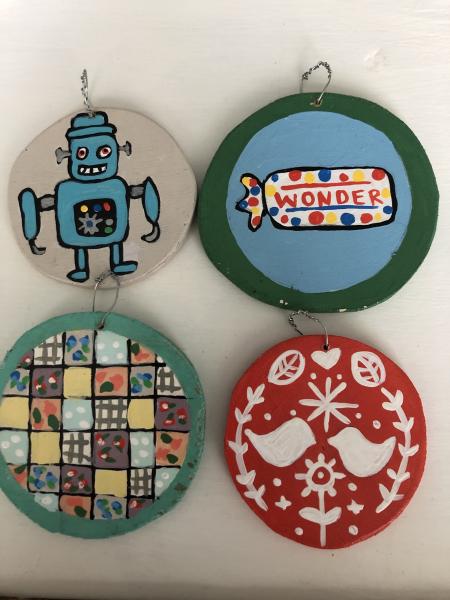 Hand painted ornaments collection #8