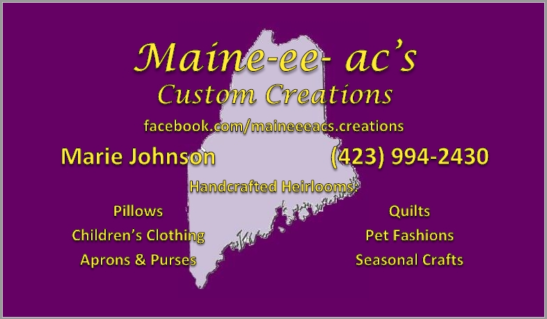 Maine-ee-acs Custom Creations