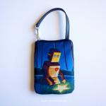 Bot Bag Wristlet - Mini Robot Coin Purse