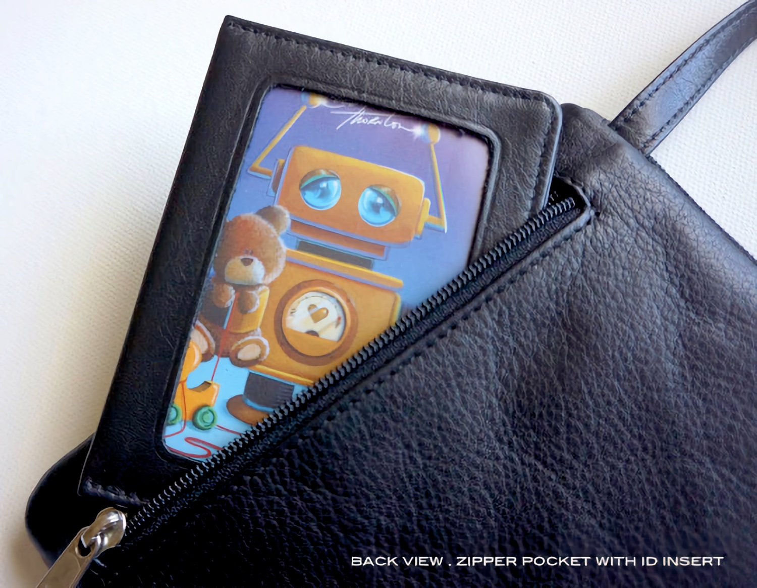 Bot Bag Wristlet - Mini Robot Coin Purse picture