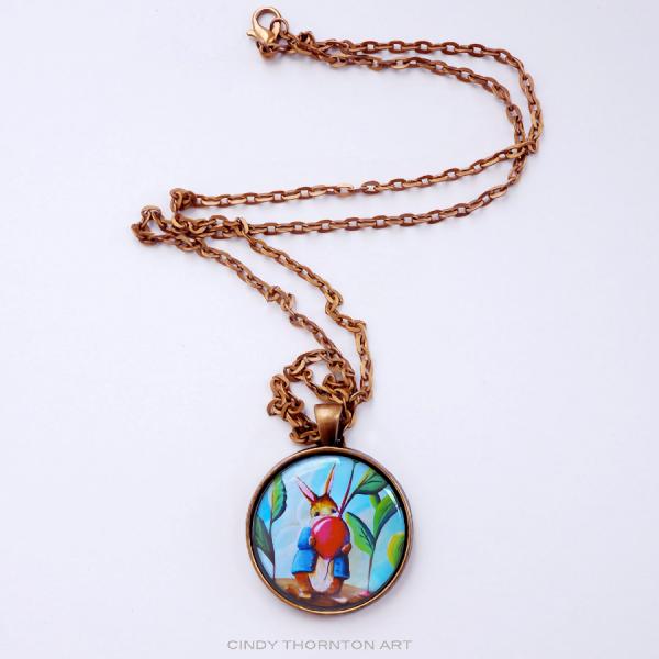 Peter Rabbit - 24" Epoxy Art Necklace picture