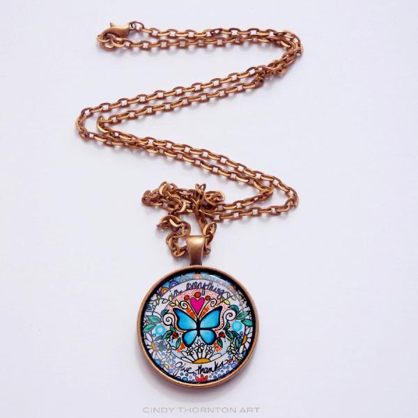 Give Thanks - 24" Epoxy Art Necklace picture