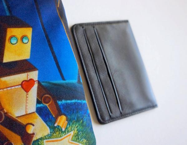 Bot Bag Wristlet - Mini Robot Coin Purse picture