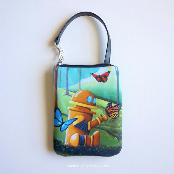 Bot Bag Wristlet - Mini Robot Coin Purse picture