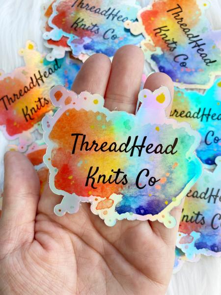 ThreadHead Knits Co Holographic Stickers