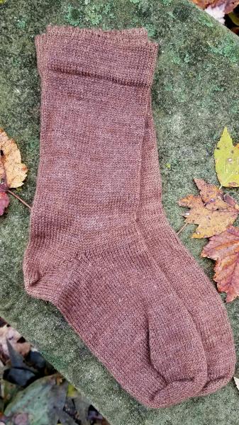 1910 Shepherd Socks-Moorit-Women’s size 5-7 picture