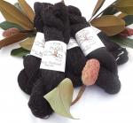 Hilltop Shetland Fingering 200 or 400 YD Skein Black