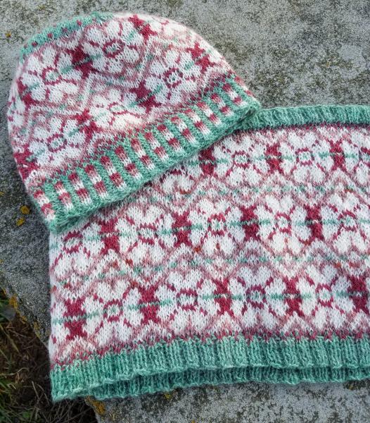 Cherry Blossom Cap & Cowl Pattern