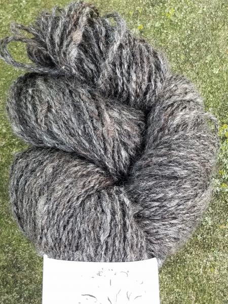 Handspun Shetland/Gotland Cross in Natural Smoke