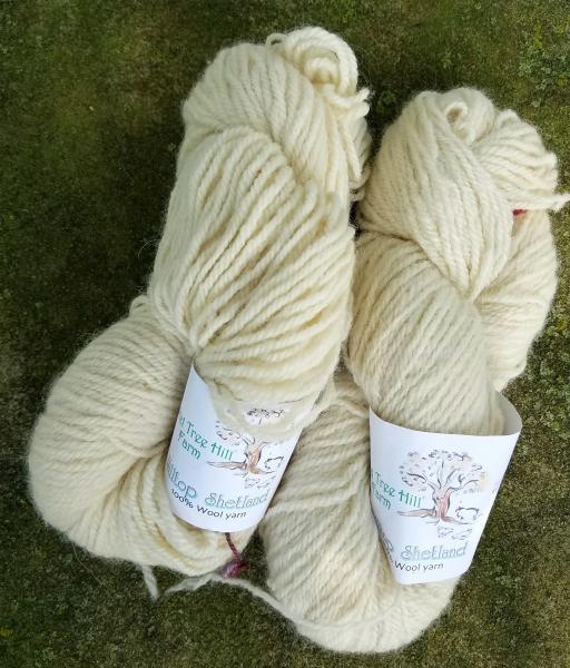 Hilltop Shetland Wool-Bulky-Natural Soft White