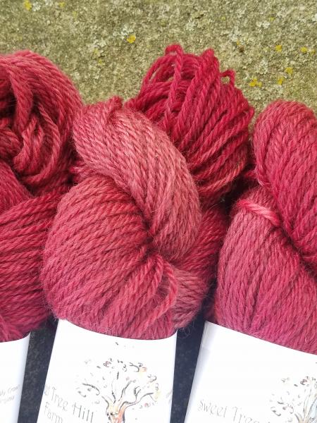 Hilltop Gotland Wool - Worsted - Hand Dyed Raspberry Patch picture