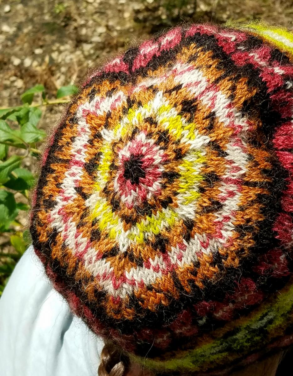 Bees and Butterfies Fair Isle Hat Knitting Kit Eventeny