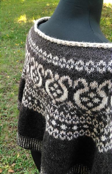 The Thistle Cape Knitting Kit picture
