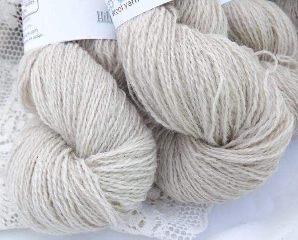 Hilltop Shetland Fingering 200 or 400 YD Skein -Natural Fawn picture