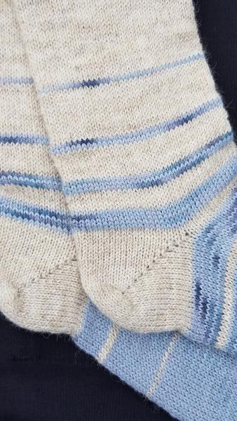 1910 Shepherd Socks-Ombre Fawn and Mystic Sea-Women’s Size 6-8 picture