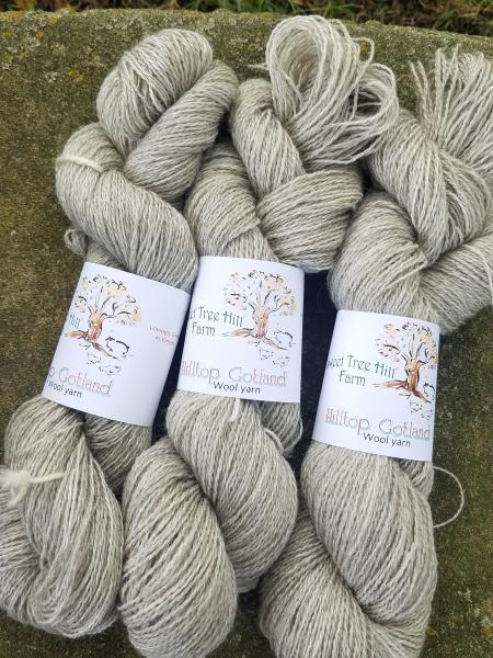 Hilltop Gotland Wool - Fingering - Natural Silver picture