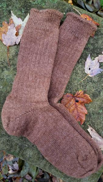 1910 Shepherd Socks-Ribbed Moorit-Women's size 6-8 picture