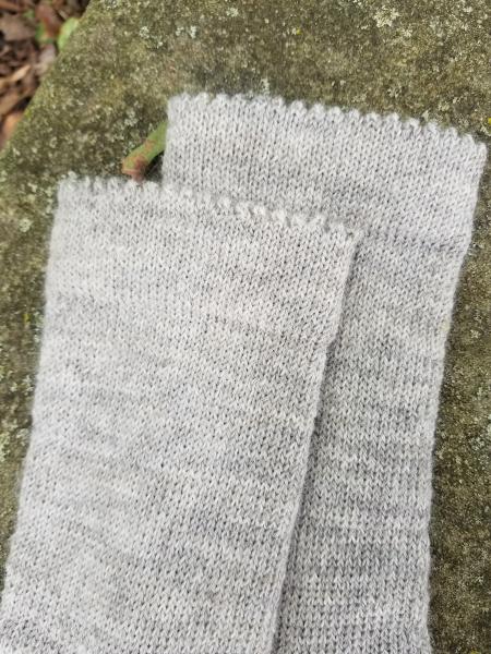 1910 Shepherd Gotland Wool Socks in Natural Silver -Women's size 9-11 picture