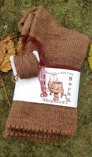 1910 Shepherd Socks-Moorit-Women’s size 5-7